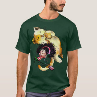 Camiseta Garota de Gato