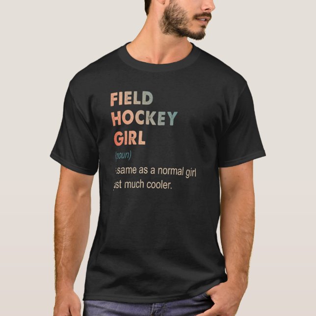 Camiseta Garota de Hóquei em Campo (Frente)