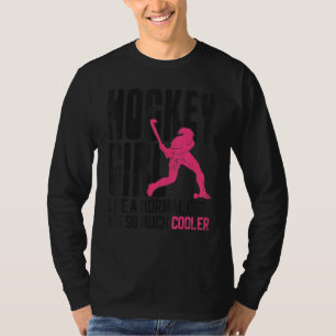 Camiseta Garota De Hóquei Em Campo Como Uma Garota Normal M