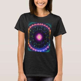 Camiseta Garota de Ioga Fêmea Saudação Solar Meditação Chak