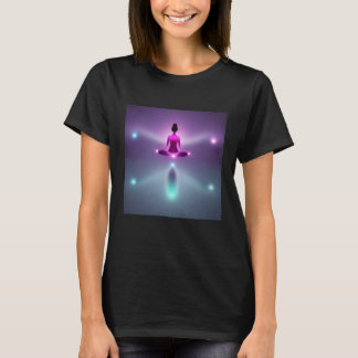 Camiseta Garota de Ioga Saudação Solar Feminina Meditação C