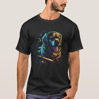 Camiseta Garota de Jogos do Retriever Dourado que Ama Retri
