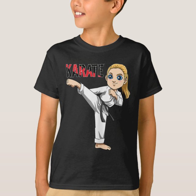 Camiseta Garota de Karate (Frente)