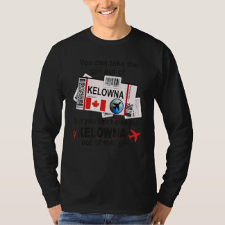 Camiseta Garota de Kelowna Cartão de Embarque de Kelowna