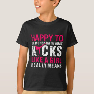 Camiseta Garota de Kickboxing