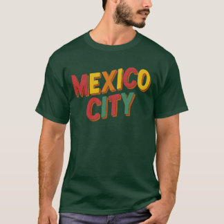 Camiseta Garota de lembrança da cidade de Meico