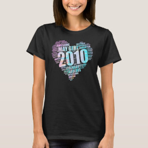Camiseta GAROTA DE MAIO 2010 Incrível Fabuloso Grande Coraç