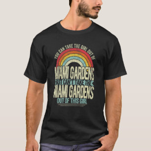 Camiseta Garota De Miami Gardens Cidade Natal Miami Gard
