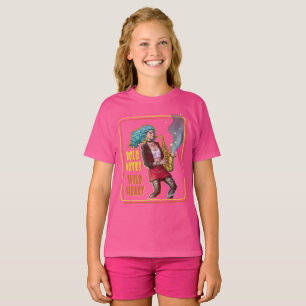 Camiseta Garota de Música Legal – Notas Ousadas, Coração Se