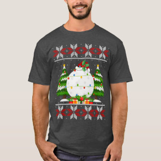Camiseta Garota de Natal de Hockey