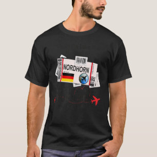 Camiseta Garota de Nordhorn - Cartão de Embarque de Nordhor