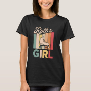 Camiseta Garota de Patins 70s 80s 90s Patins Patinação