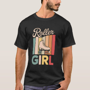 Camiseta Garota de Patins nos Anos 70 80 90 Patins de Rodas