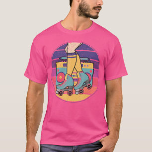 Camiseta Garota de Patins Rádio Skating Disco 70S80S