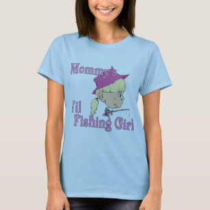 Camiseta Garota de Pesca mamãe