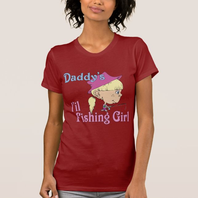 Camiseta Garota de Pesca pai (Frente)
