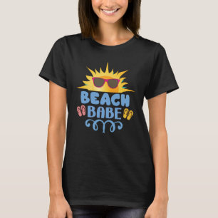 Camiseta Garota de Praia de Verão Surfista