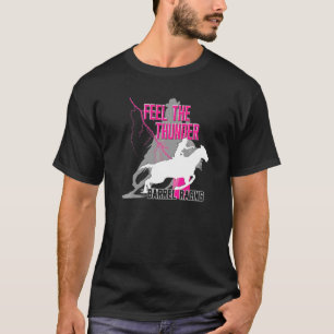 Camiseta Garota de Rodeio Vire& Queime Cowgirl Sinta o Trov