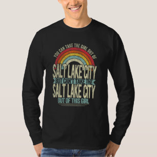Camiseta Garota De Salt Lake City Utah Cidade Natal Lar Sal