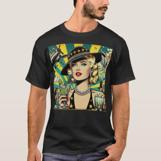 Camiseta Garota de Show Retrô