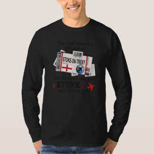 Camiseta Garota de Stoke Passagem de Embarque Stoke on Tre