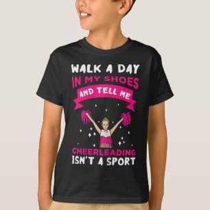 Camiseta Garota de Torcida Caminhe Um Dia Nas Minhas Sapati