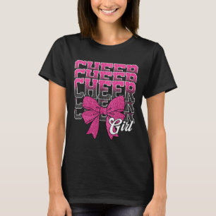 Camiseta Garota de Torcida Coquete Laço Torcida Líder de To
