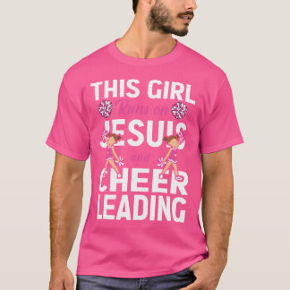 Camiseta Garota de Torcida Esta Garota Funciona Com Jesus E