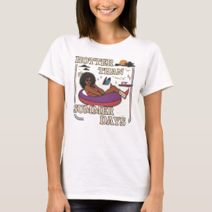 Camiseta Garota de Verão Quente 2026 Moda Tendente