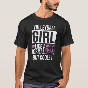 Camiseta Garota de vôlei gosta de moça normal, mas mais leg