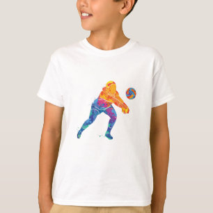 Camiseta Garota de Voleibol de Água