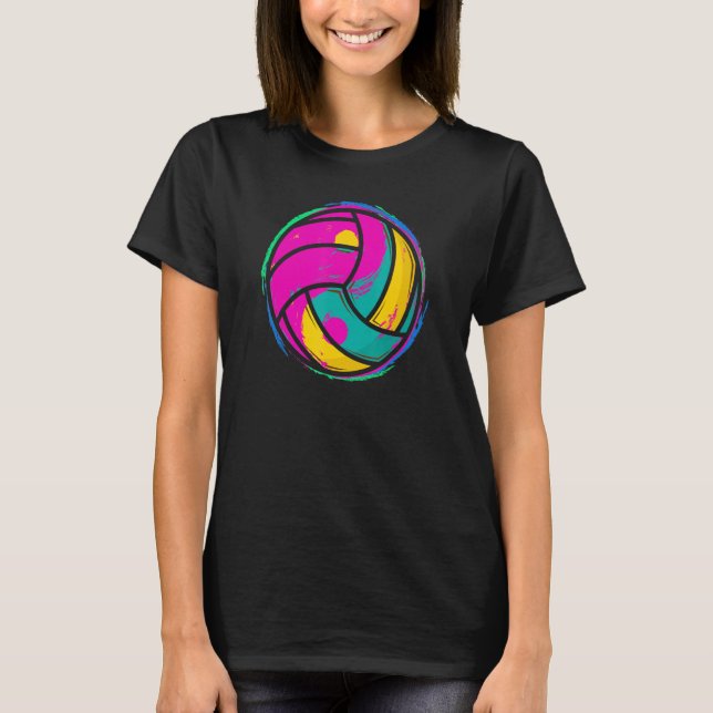 Camiseta Garota de Voleibol em Yang (Frente)