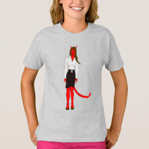 Camiseta garota demônio