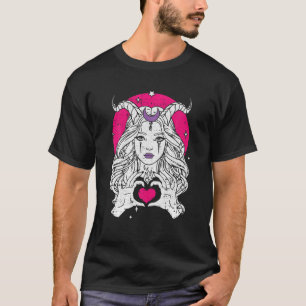 Camiseta Garota Diaba Preguiçosa artesanato de Bruxa Wicc