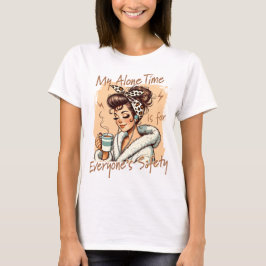 Camiseta Garota Divertida da Hora do Café da Manhã