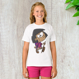 Camiseta Garota Divertida Exploradora da Natureza