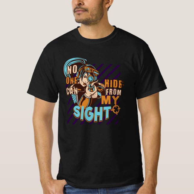 Camiseta Garota do atirador (Frente)