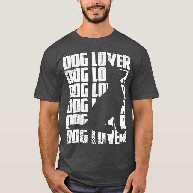 Camiseta Garota do Cachorro Engraçado (Frente)
