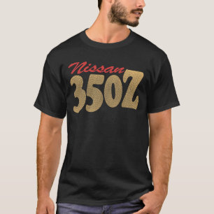 Camiseta Garota do carro esportivo Nissan 35OZ frente e ver