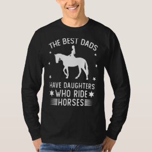 Camiseta Garota do Cavalo Filha Dia de os pais Cavalo Rac