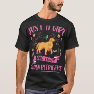 Camiseta Garota do Golden Retriever 1