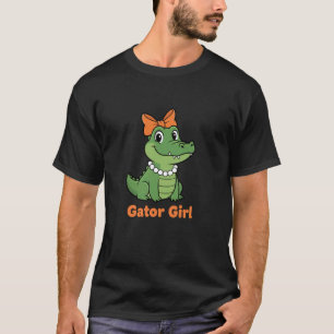 Camiseta Garota do Jacaré Professora de Jacaré Fofo Escola
