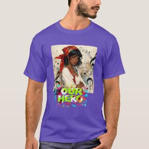 Camiseta Garota do Lenço Vermelho Concerto de Música Nosso