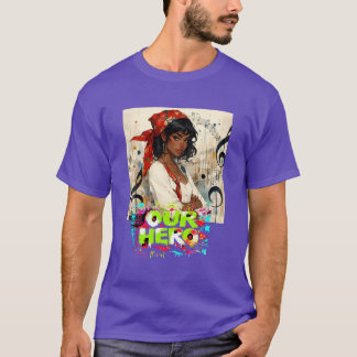 Camiseta Garota do Lenço Vermelho Concerto de Música Nosso