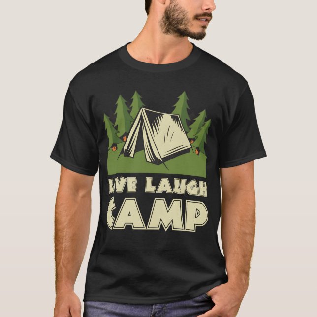 Camiseta garota do Live Laugh Camp (Frente)