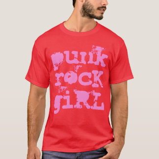 Camiseta Garota do Punk Rock engraçada