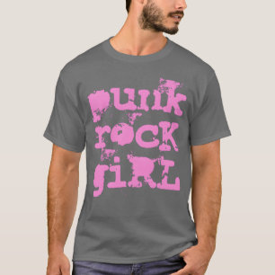 Camiseta Garota do Punk Rock engraçada