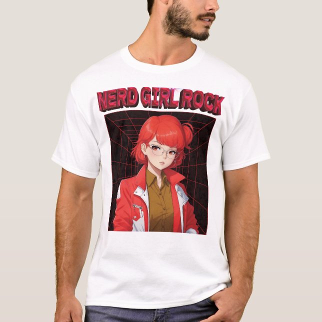 Camiseta Garota do Rock Nerd (Frente)