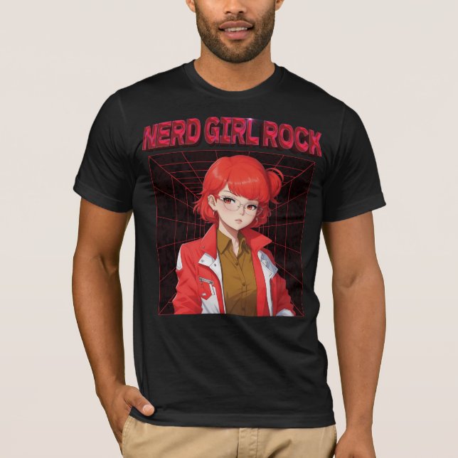 Camiseta Garota do Rock Nerd (Frente)