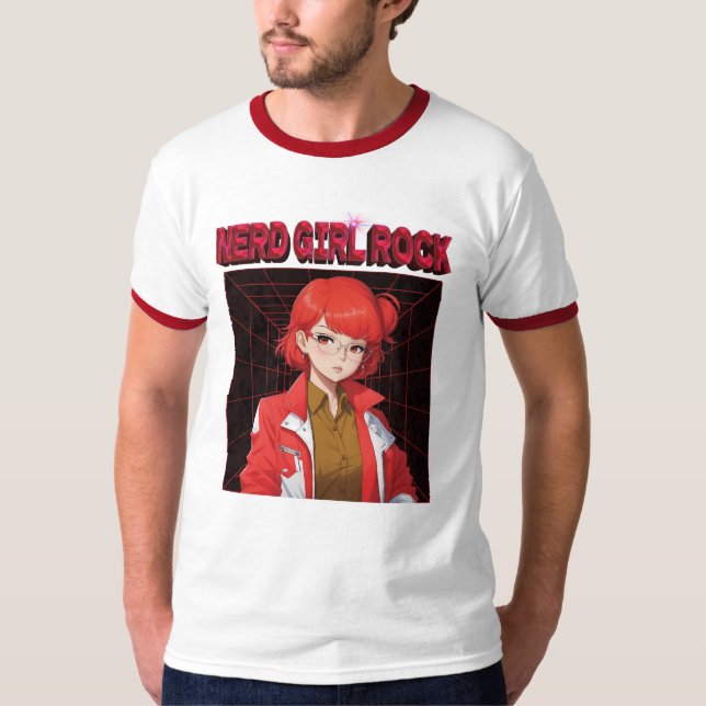 Camiseta Garota do Rock Nerd (Frente)